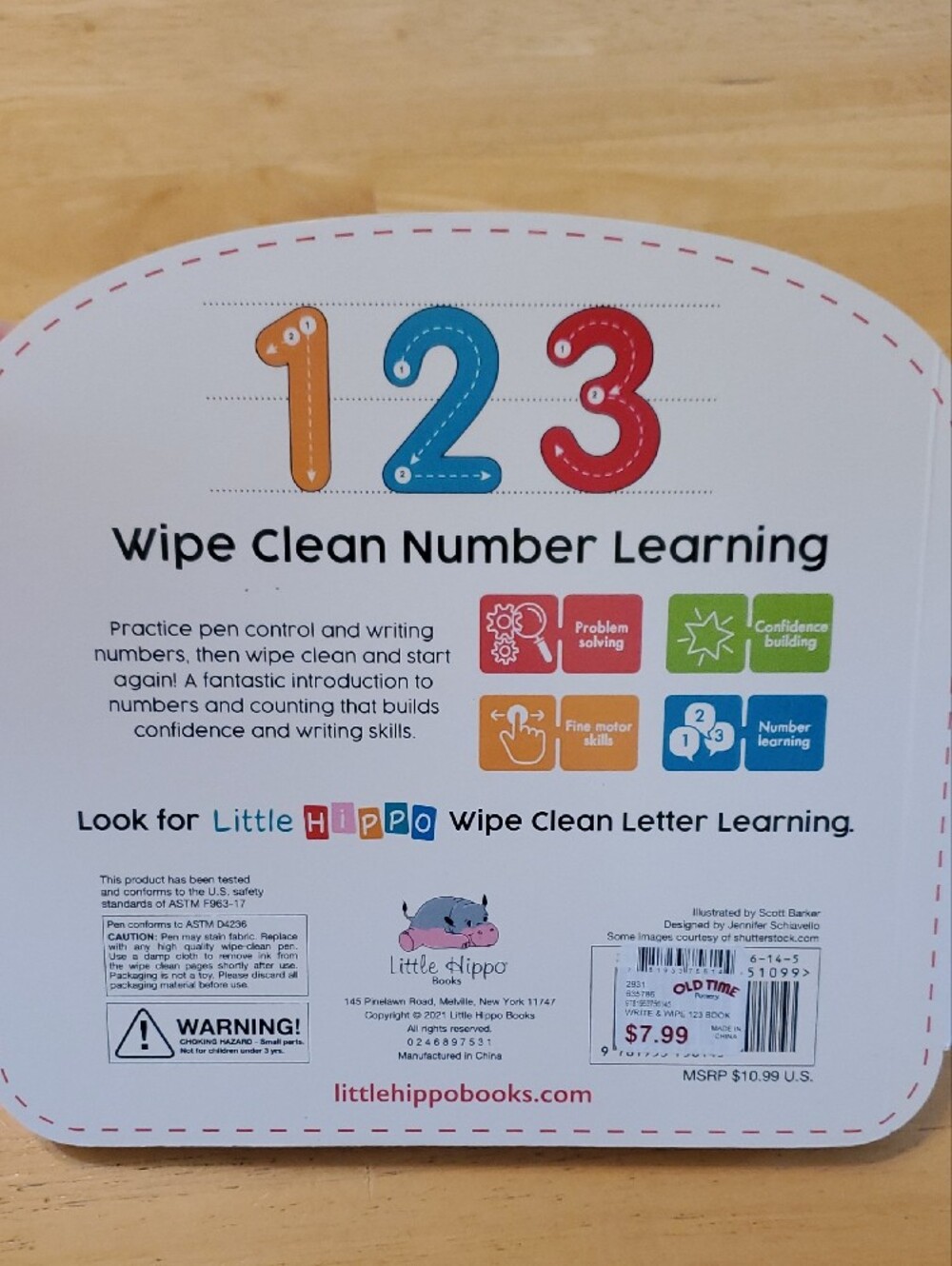 Write & Wipe Number Learning Board - Multi-Color - Picture 6 of 6